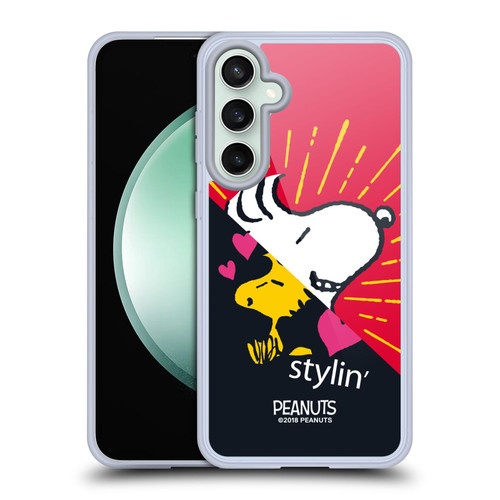 Peanuts Halfs And Laughs Snoopy & Woodstock 2 Soft Gel Case for Samsung Galaxy S23 FE 5G & MagSafe