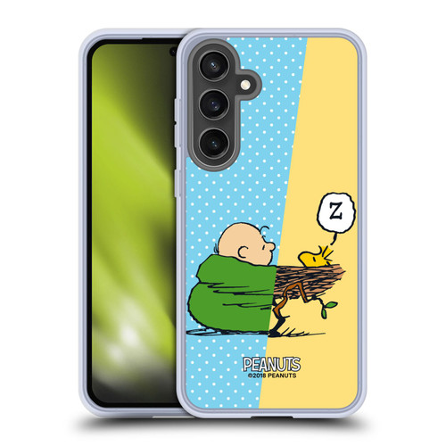 Peanuts Halfs And Laughs Charlie & Woodstock Nap Soft Gel Case for Samsung Galaxy S24 FE & MagSafe