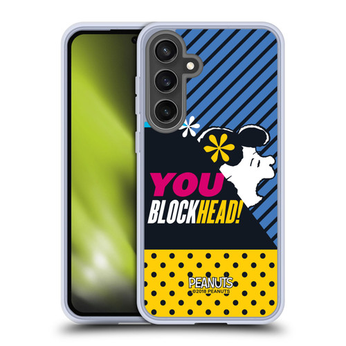Peanuts Halfs And Laughs Lucy van Pelt Soft Gel Case for Samsung Galaxy S24 FE & MagSafe