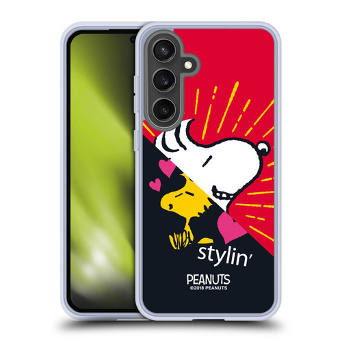 Peanuts Halfs And Laughs Snoopy & Woodstock 2 Soft Gel Case for Samsung Galaxy S24 FE & MagSafe