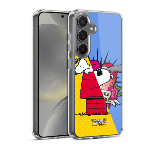 Peanuts Halfs And Laughs Snoopy Pirate Soft Gel Case for Samsung Galaxy S24 5G & MagSafe