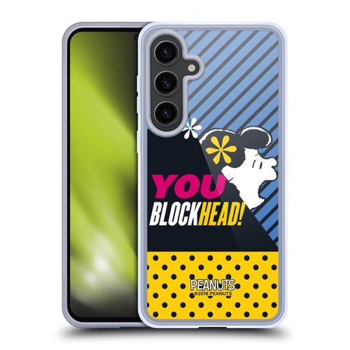 Peanuts Halfs And Laughs Lucy van Pelt Soft Gel Case for Samsung Galaxy S24+ 5G & MagSafe