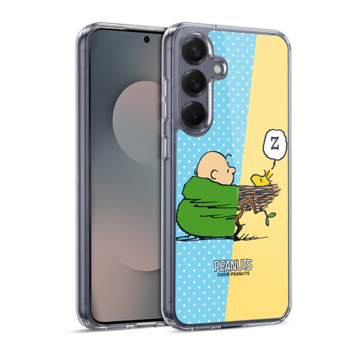 Peanuts Halfs And Laughs Charlie & Woodstock Nap Soft Gel Case for Samsung Galaxy S25 & MagSafe