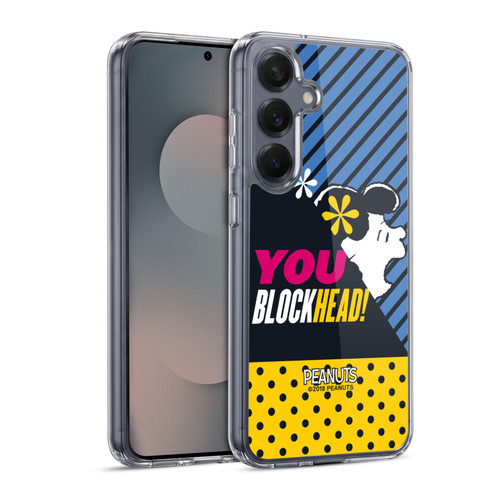 Peanuts Halfs And Laughs Lucy van Pelt Soft Gel Case for Samsung Galaxy S25 & MagSafe