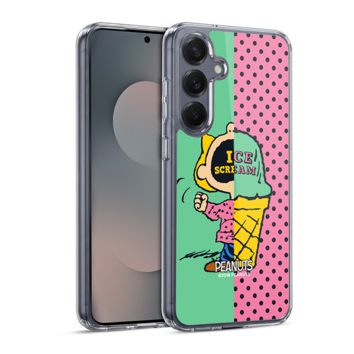 Peanuts Halfs And Laughs Sally Ice Cream Soft Gel Case for Samsung Galaxy S25 & MagSafe