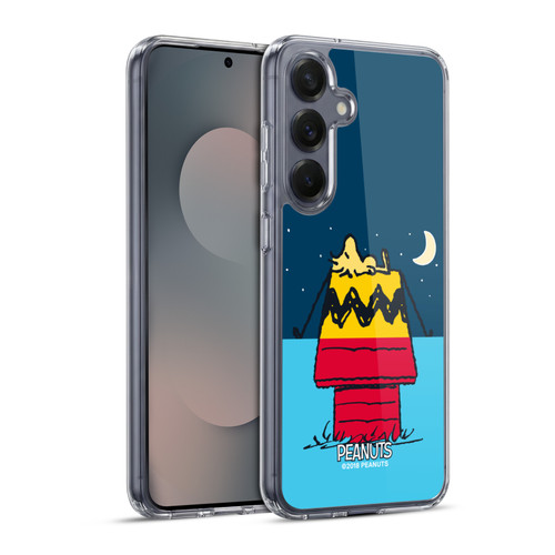 Peanuts Halfs And Laughs Woodstock House Soft Gel Case for Samsung Galaxy S25+ & MagSafe