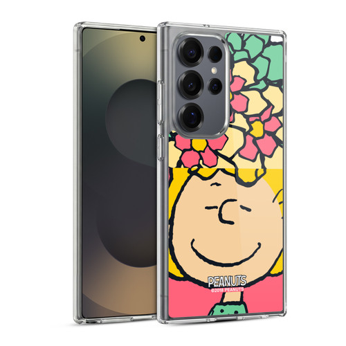 Peanuts Halfs And Laughs Sally Flowers Soft Gel Case for Samsung Galaxy S25 Ultra & MagSafe