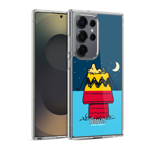 Peanuts Halfs And Laughs Woodstock House Soft Gel Case for Samsung Galaxy S25 Ultra & MagSafe