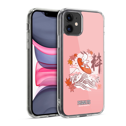 Peanuts Oriental Snoopy Surf Soft Gel Case for Apple iPhone 11