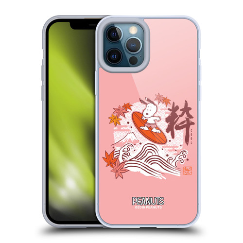 Peanuts Oriental Snoopy Surf Soft Gel Case for Apple iPhone 12 Pro Max & MagSafe