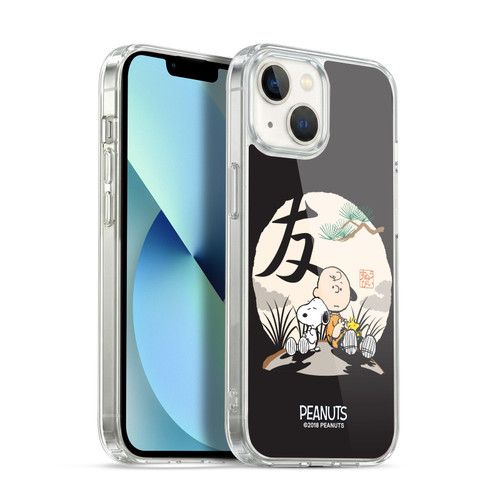 Peanuts Oriental Snoopy Charlie Brown Soft Gel Case for Apple iPhone 13
