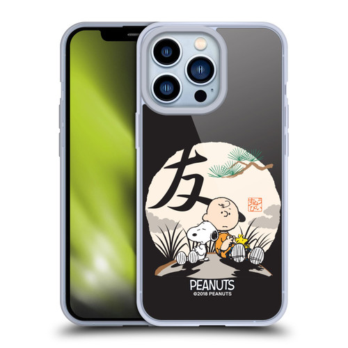 Peanuts Oriental Snoopy Charlie Brown Soft Gel Case for Apple iPhone 13 Pro & MagSafe