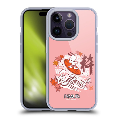 Peanuts Oriental Snoopy Surf Soft Gel Case for Apple iPhone 14 Pro & MagSafe