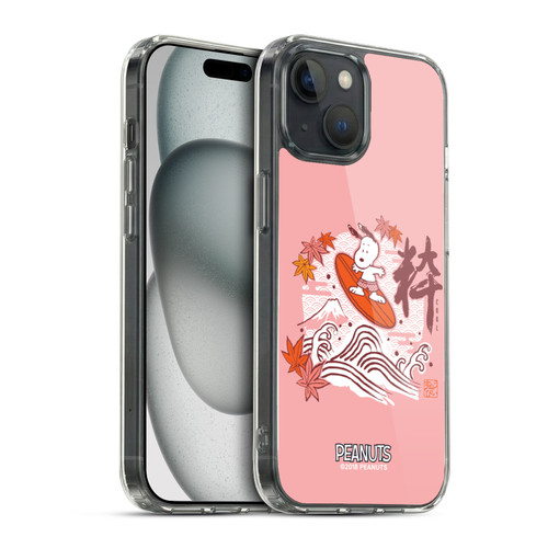 Peanuts Oriental Snoopy Surf Soft Gel Case for Apple iPhone 15 & MagSafe