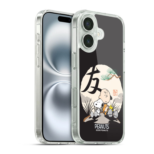 Peanuts Oriental Snoopy Charlie Brown Soft Gel Case for Apple iPhone 16 & MagSafe