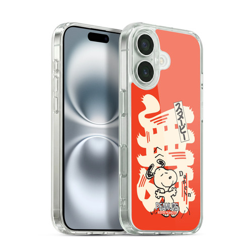 Peanuts Oriental Snoopy Dancing Soft Gel Case for Apple iPhone 16 & MagSafe
