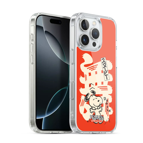 Peanuts Oriental Snoopy Dancing Soft Gel Case for Apple iPhone 16 Pro & MagSafe