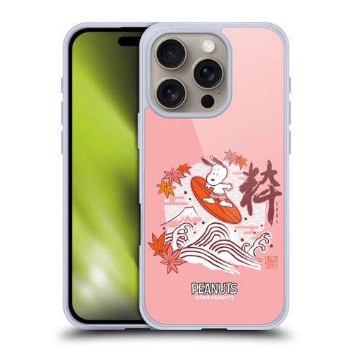 Peanuts Oriental Snoopy Surf Soft Gel Case for Apple iPhone 16 Pro & MagSafe