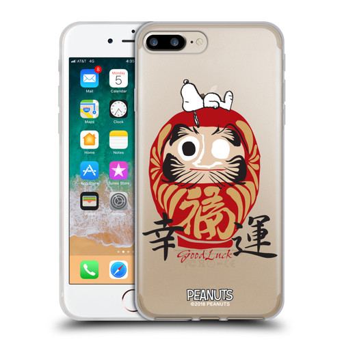 Peanuts Oriental Snoopy Goodluck Soft Gel Case for Apple iPhone 7 Plus / iPhone 8 Plus & MagSafe