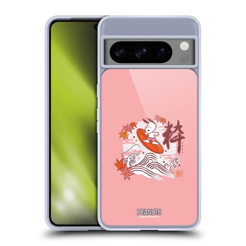 Peanuts Oriental Snoopy Surf Soft Gel Case for Google Pixel 8 Pro