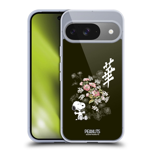 Peanuts Oriental Snoopy Floral Soft Gel Case for Google Pixel 9 / Pixel 9 Pro