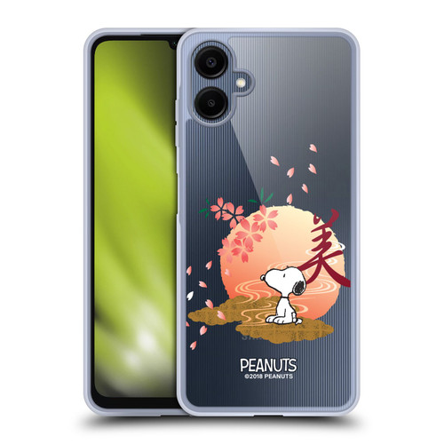Peanuts Oriental Snoopy Sakura Soft Gel Case for Samsung Galaxy A06 4G