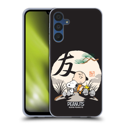 Peanuts Oriental Snoopy Charlie Brown Soft Gel Case for Samsung Galaxy A15 & MagSafe