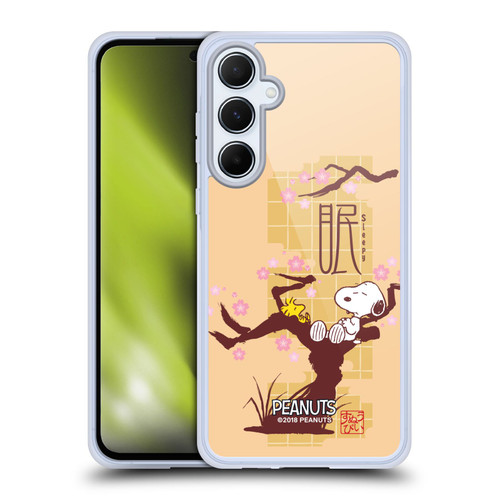 Peanuts Oriental Snoopy Sleepy Soft Gel Case for Samsung Galaxy A55 5G