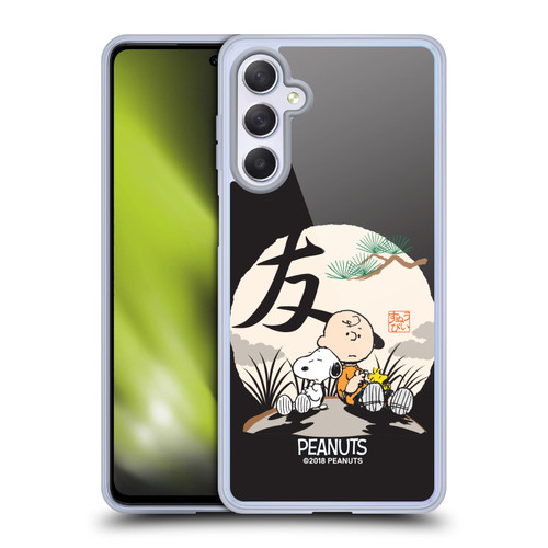Peanuts Oriental Snoopy Charlie Brown Soft Gel Case for Samsung Galaxy M54 5G