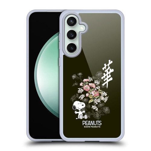 Peanuts Oriental Snoopy Floral Soft Gel Case for Samsung Galaxy S23 FE 5G & MagSafe