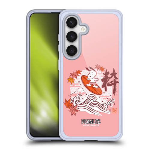 Peanuts Oriental Snoopy Surf Soft Gel Case for Samsung Galaxy S24 5G & MagSafe