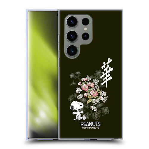 Peanuts Oriental Snoopy Floral Soft Gel Case for Samsung Galaxy S24 Ultra 5G & MagSafe