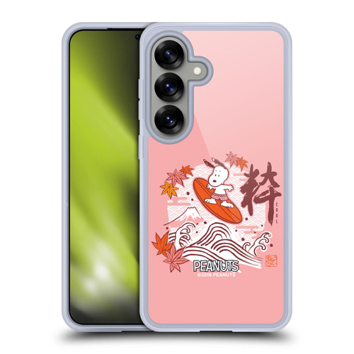 Peanuts Oriental Snoopy Surf Soft Gel Case for Samsung Galaxy S25 & MagSafe