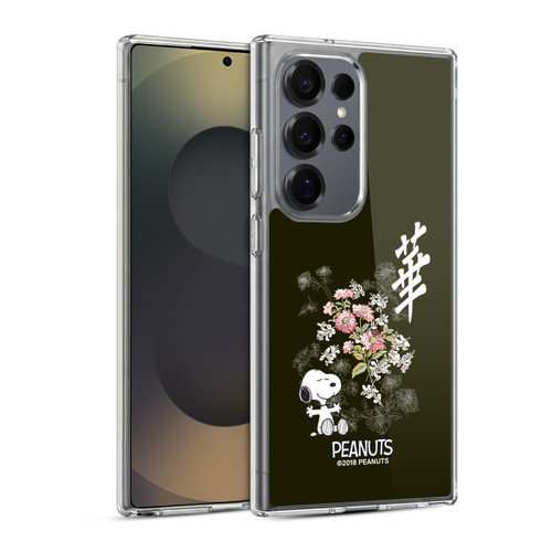 Peanuts Oriental Snoopy Floral Soft Gel Case for Samsung Galaxy S25 Ultra & MagSafe