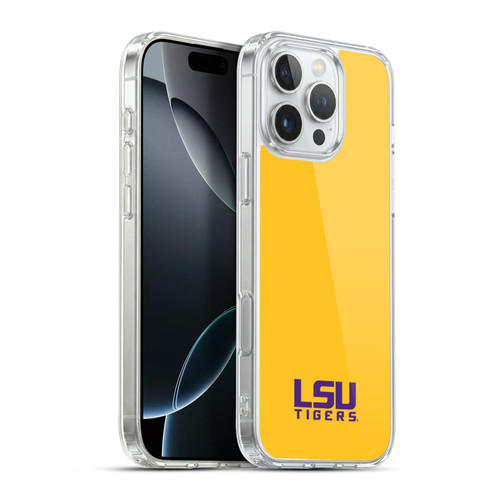 Louisiana State University LSU Louisiana State University LSU Fighting Tigers Soft Gel Case for Apple iPhone 16 Pro Max & MagSafe