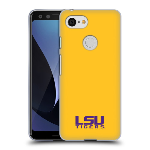 Louisiana State University LSU Louisiana State University LSU Fighting Tigers Soft Gel Case for Google Pixel 3