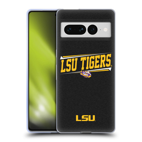Louisiana State University LSU Louisiana State University LSU Double Bar Soft Gel Case for Google Pixel 7 Pro