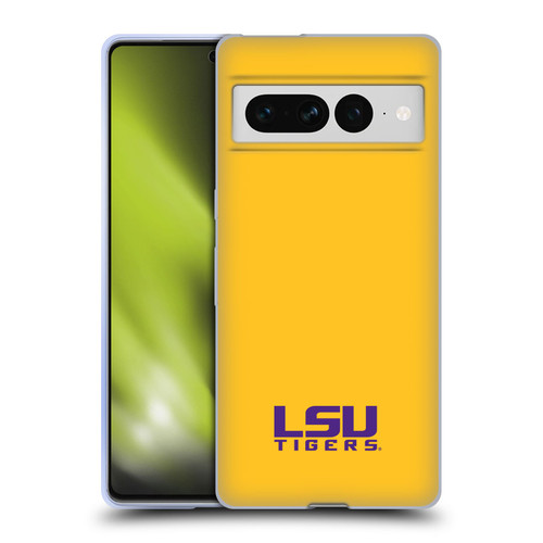 Louisiana State University LSU Louisiana State University LSU Fighting Tigers Soft Gel Case for Google Pixel 7 Pro
