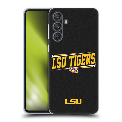 Louisiana State University LSU Louisiana State University LSU Double Bar Soft Gel Case for Samsung Galaxy M55 5G