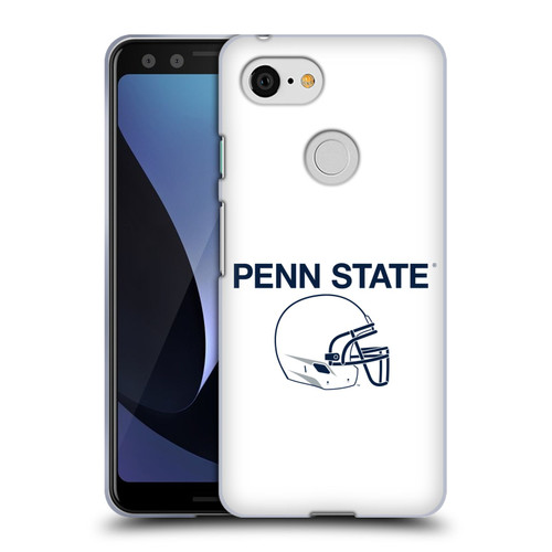 Pennsylvania State University PSU The Pennsylvania State University Helmet Logotype Soft Gel Case for Google Pixel 3