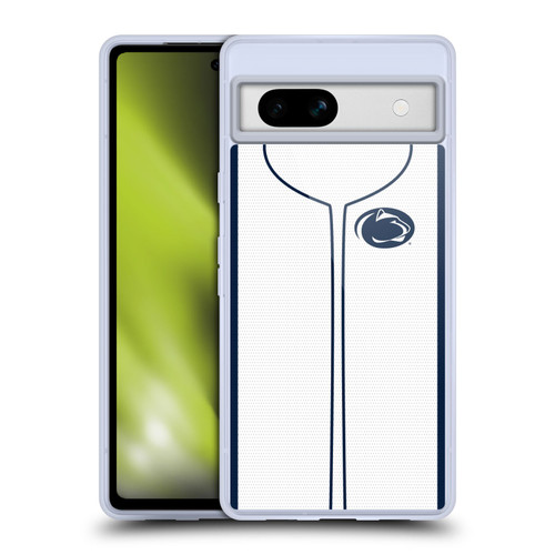 Pennsylvania State University PSU The Pennsylvania State University Baseball Jersey Soft Gel Case for Google Pixel 7a