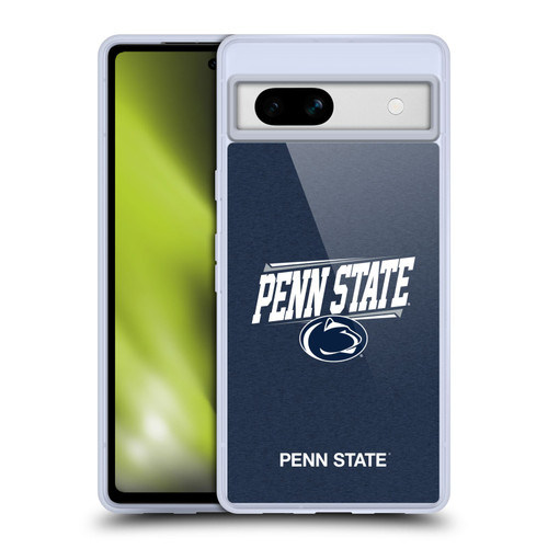 Pennsylvania State University PSU The Pennsylvania State University Double Bar Soft Gel Case for Google Pixel 7a