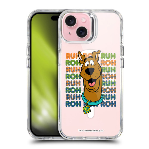 Scooby-Doo Character Art Silly SHOCKPROOF BUMPER CASE COMPATIBLE WITH Apple iPhone 15 & MAGSAFE