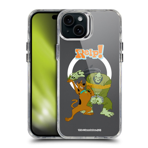 Scooby-Doo Character Art Capture SHOCKPROOF BUMPER CASE COMPATIBLE WITH Apple iPhone 15 Plus & MAGSAFE