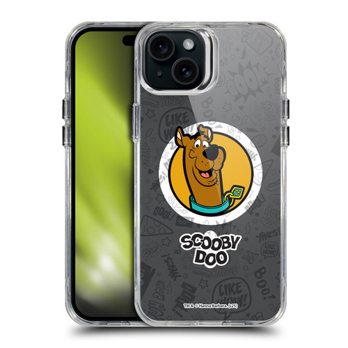 Scooby-Doo Character Art Pattern SHOCKPROOF BUMPER CASE COMPATIBLE WITH Apple iPhone 15 Plus & MAGSAFE
