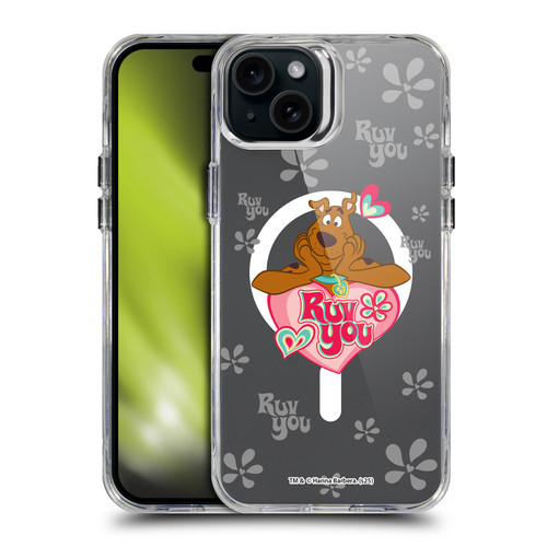 Scooby-Doo Character Art Ruv You SHOCKPROOF BUMPER CASE COMPATIBLE WITH Apple iPhone 15 Plus & MAGSAFE