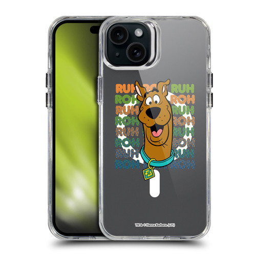 Scooby-Doo Character Art Silly SHOCKPROOF BUMPER CASE COMPATIBLE WITH Apple iPhone 15 Plus & MAGSAFE