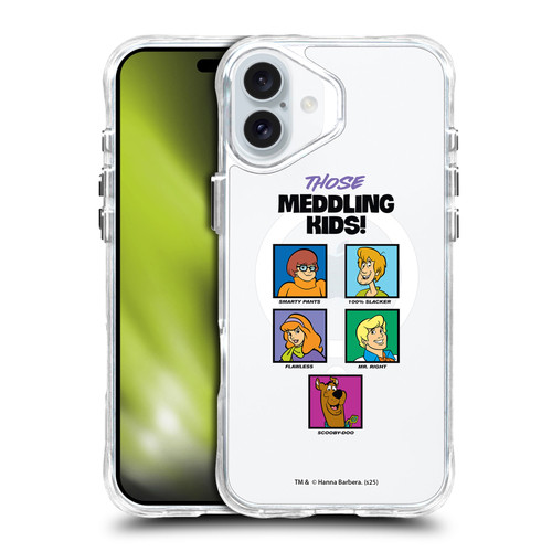 Scooby-Doo Character Art Meddling Kids SHOCKPROOF BUMPER CASE COMPATIBLE WITH Apple iPhone 16 Plus & MAGSAFE