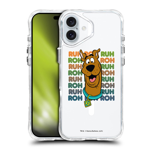 Scooby-Doo Character Art Silly SHOCKPROOF BUMPER CASE COMPATIBLE WITH Apple iPhone 16 Plus & MAGSAFE