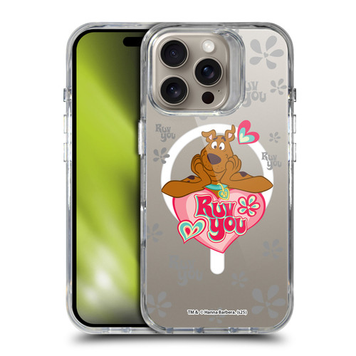 Scooby-Doo Character Art Ruv You SHOCKPROOF BUMPER CASE COMPATIBLE WITH Apple iPhone 16 Pro & MAGSAFE
